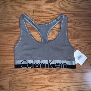 BNWT Calvin Klein Branded Logo Bralette Size S